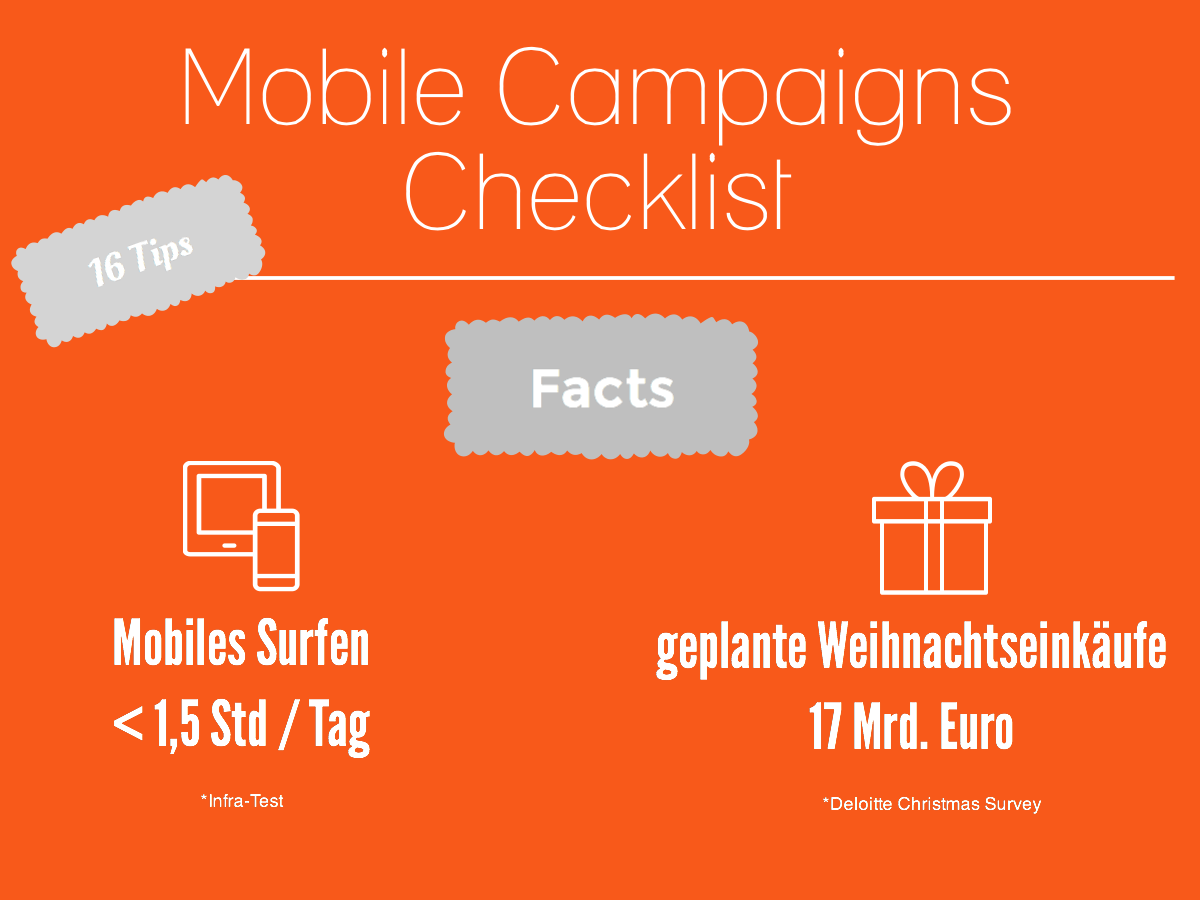 Mobile Campaign Checklist Mobile Kampagnen Checkliste